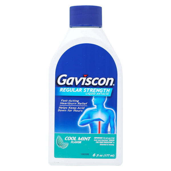 GAVISCON REGULAR STRENGTH  (6 OZ) COOL MINT