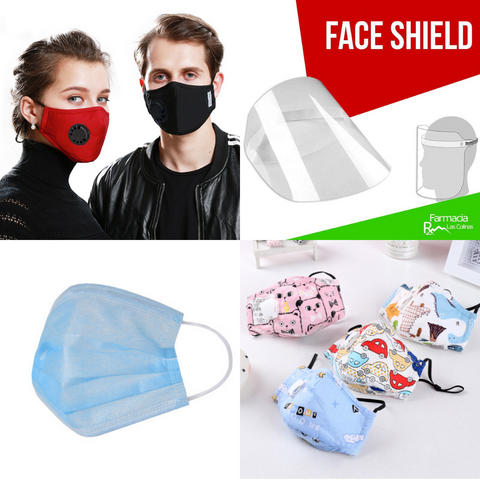 MASCARILLAS / N95 / FACE SHIELD