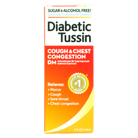 DIABETIC TUSSIN - Sugar & Alcohol Free (Cough & Chest Congestion)