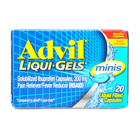 ADVIL LIQUID*GELS minis- 20 LIQUID FILLED (200 mg)