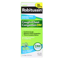 ROBITUSSIN - Sugar Free  4oz (Cough & Chest Congestion DM)