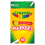 CRAYOLA - MARCADORES DE COLORES (10 LÍNEA DELGADA )