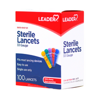 33 GAUGE - STERILE LANCETS (100 Qty)