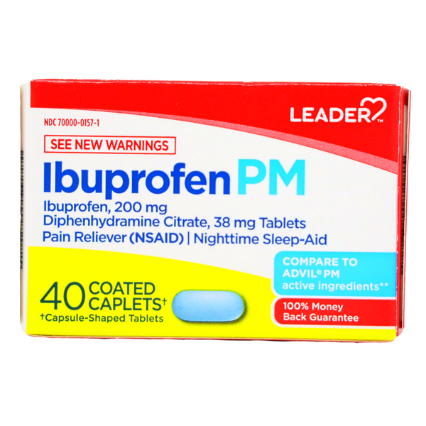 IBUPROFEN PM - 40 COATED CABLETS (200 mg)