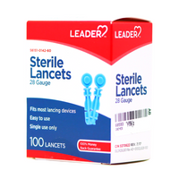 28 GAUGE - STERILE LANCETS (100 Qty)
