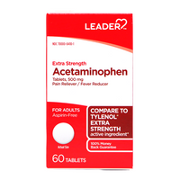 ACETAMINOPHEN - EXTRA STRENGTH (60 Tabletas de 500 mg)