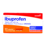 IBUPROFEN - 50 CAPLETS (200 mg)