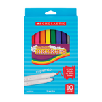 SCHOLASTIC - MARCADORES DE COLORES (10LÍNEA MEDIA AMPLIA)