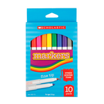 SCHOLASTIC - MARCADORES DE COLORES (10 LÍNEA DELGADA)