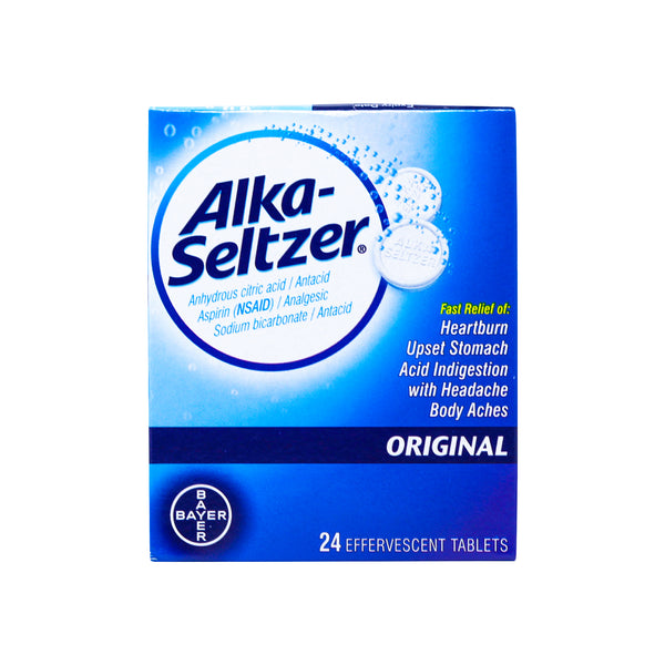 ALKA-SELTZER - ORIGINAL (24 TABLETS)