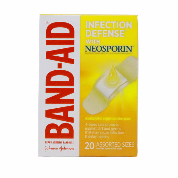 BAND-AID  (20 TAMAÑOS VARIADOS) CON NEOSPORIN