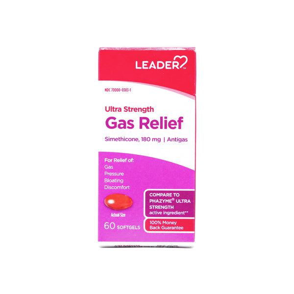 GAS RELIEF - ULTRA STRENGTH (60 SOFTGELS)