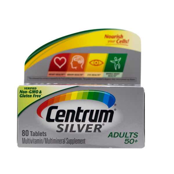 CENTRUM SILVER - ADULTS 50+ (80 TABLETAS)