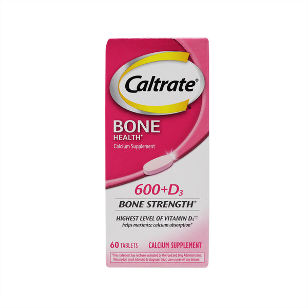 CALTRATE  600+D3 - BONE HEALTH* (60 TABLETAS)