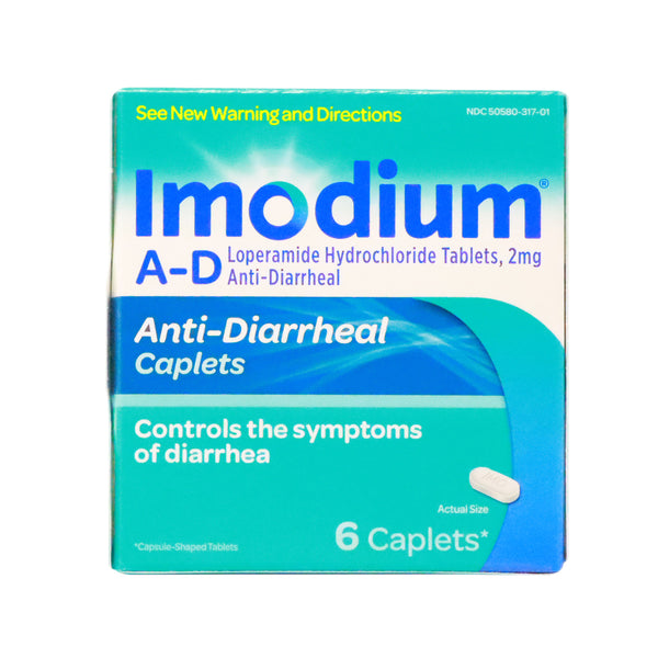 IMODIUM A-D    2MG (6 CAPLETS)