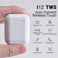 Earphones -  Wireless Bluetooth (compatible con Andrioid y iPhone)