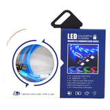 CABLE  LED Glow Flowing magnetic Charger (3 en 1)